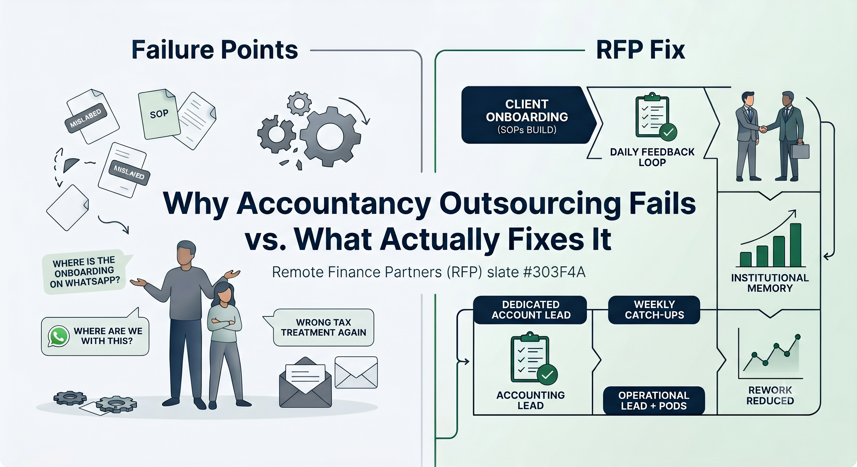 Why Accountancy Outsourcing Fails for Local Practices - Remote Finance Partners